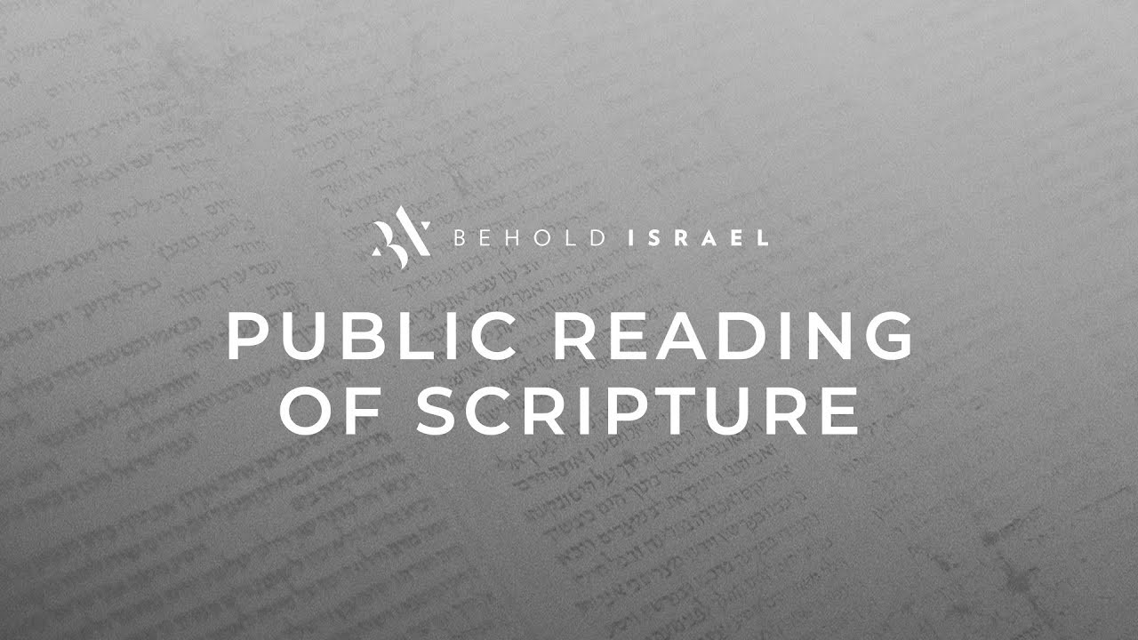 Public Reading of Scripture: March 29, 2020