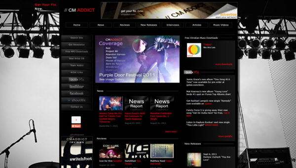 CMADDICT Online Cover – September 2011 – Purple Door Festival
