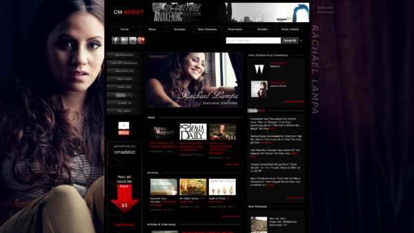 CMADDICT Online Cover – November 2011 – Rachael Lampa