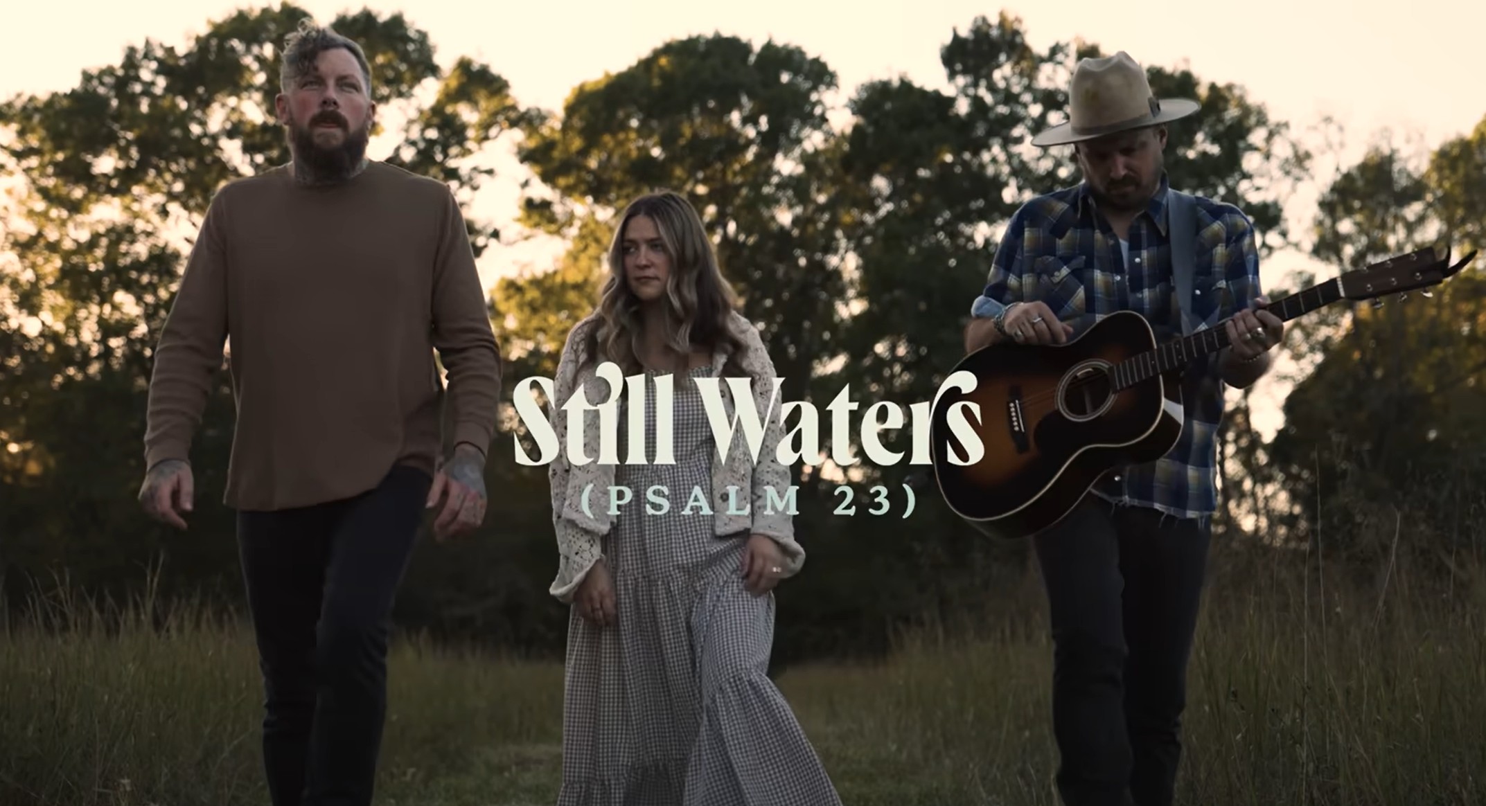 Leanna Crawford, Ben Fuller, David Leonard – Still Waters (Psalm 23) [Acoustic] (Lyric Video)